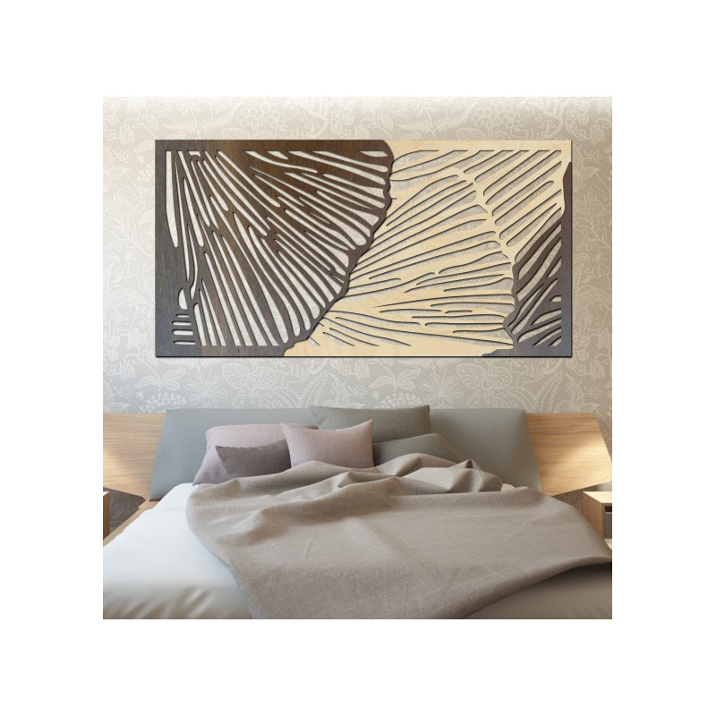 Imagine de perete 3D de bun gust realizată din placaj