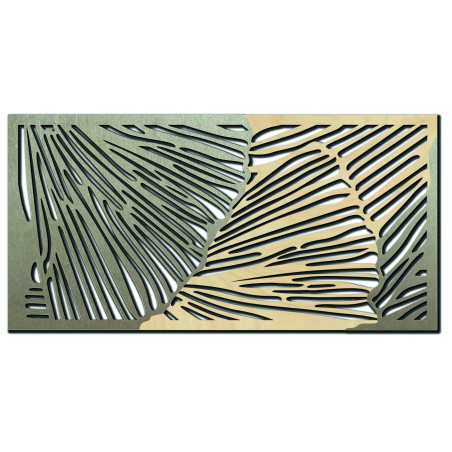 Imagine de perete 3D de bun gust realizată din placaj partea din spate originală Topol, culoarea părții din față la alegere Imagine de perete 3D de bun gust realizată din placaj partea din spate originală Topol, culoarea părții din față la alegere