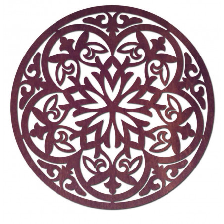 Mandala magică din lemn - imagine pe perete