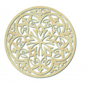 Mandala magică din lemn - imagine pe perete 2