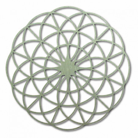 Mandala magică din lemn pe perete - Cercuri I diametru FI 50, 60, 70, 80, 90 cm