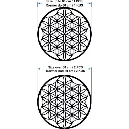 Pictură Mandala pe perete din placaj până la 120 cm